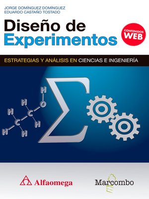 cover image of Diseño de experimentos. Estrategias y análisis en ciencias e ingenierías